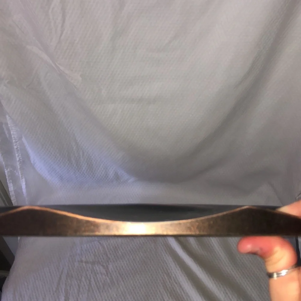 NWT Silver Plated Circle Mirror Bronzed Aged Curve Design 28 inch x 28 inch Cir
